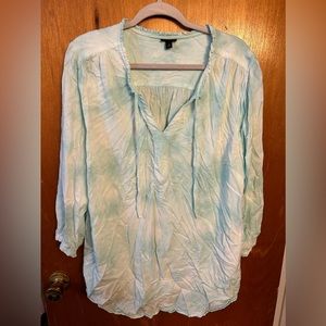 Torrid Blouse 3/4 Length Sleeve